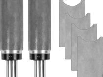 Performance 2.5 Inch Smooth Body Pin Top Bump Stop Sets - 3 Inch Stroke Trail Gear