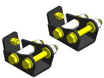 Jeep Wrangler Rear Shock Extensions For 97-06 Wrangler TJ/LJ Clayton Offroad