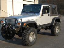 Jeep Wrangler 4.0 Inch Pro Series 3 Link Long Arm Lift Kit W/Rear 5 Inch Stretch 97-06 Wrangler TJ Clayton Off Road